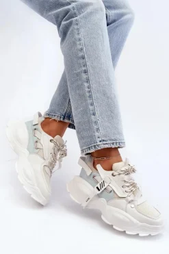 Sneakersy Damskie GOE NN2N4039B Białe
