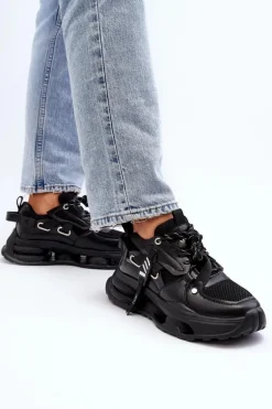 Sneakersy Damskie GOE NN2N4040 Czarne