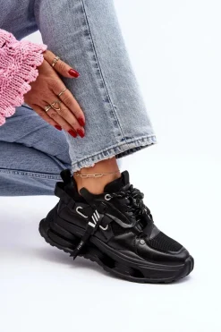Sneakersy Damskie GOE NN2N4040 Czarne