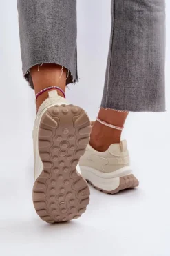 Sneakersy Damskie HI-POLY SYSTEM Big Star NN274A105 Beżowe