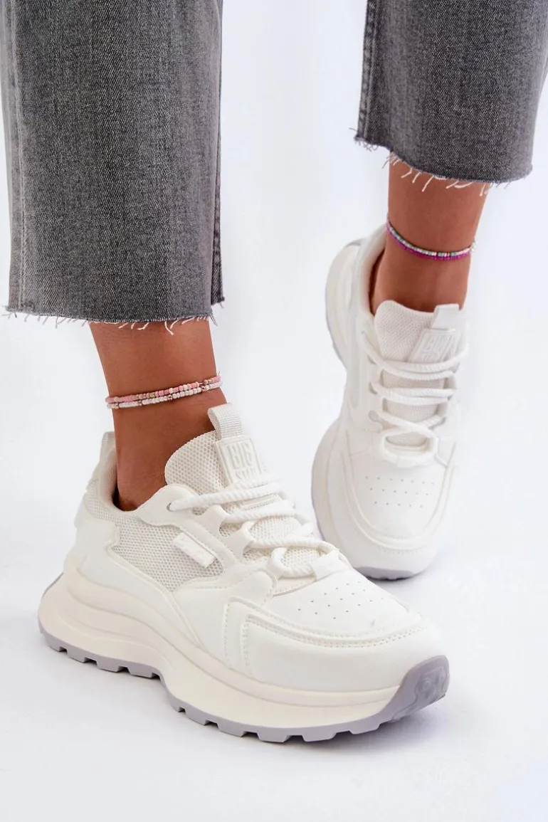 Sneakersy Damskie HI-POLY SYSTEM Big Star NN274A107 Białe