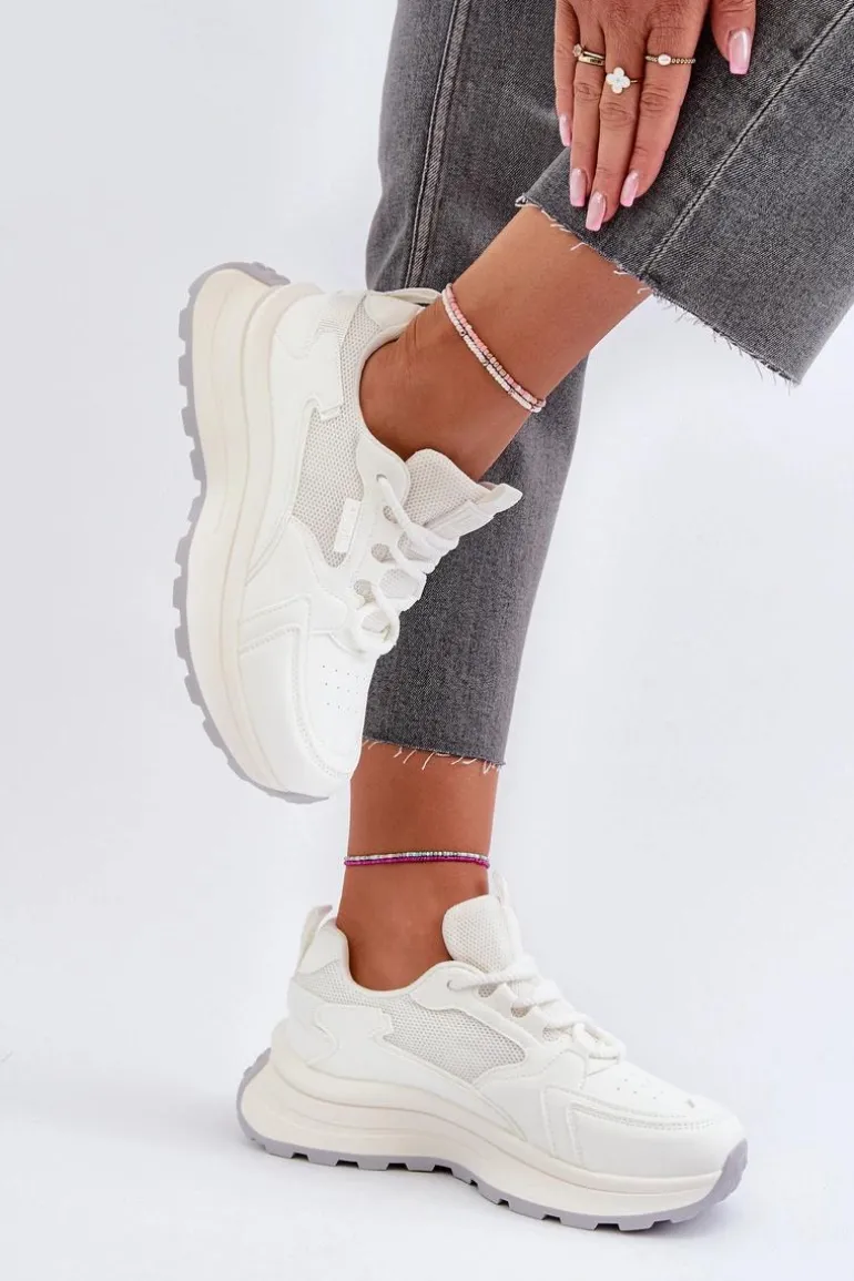 Sneakersy Damskie HI-POLY SYSTEM Big Star NN274A107 Białe