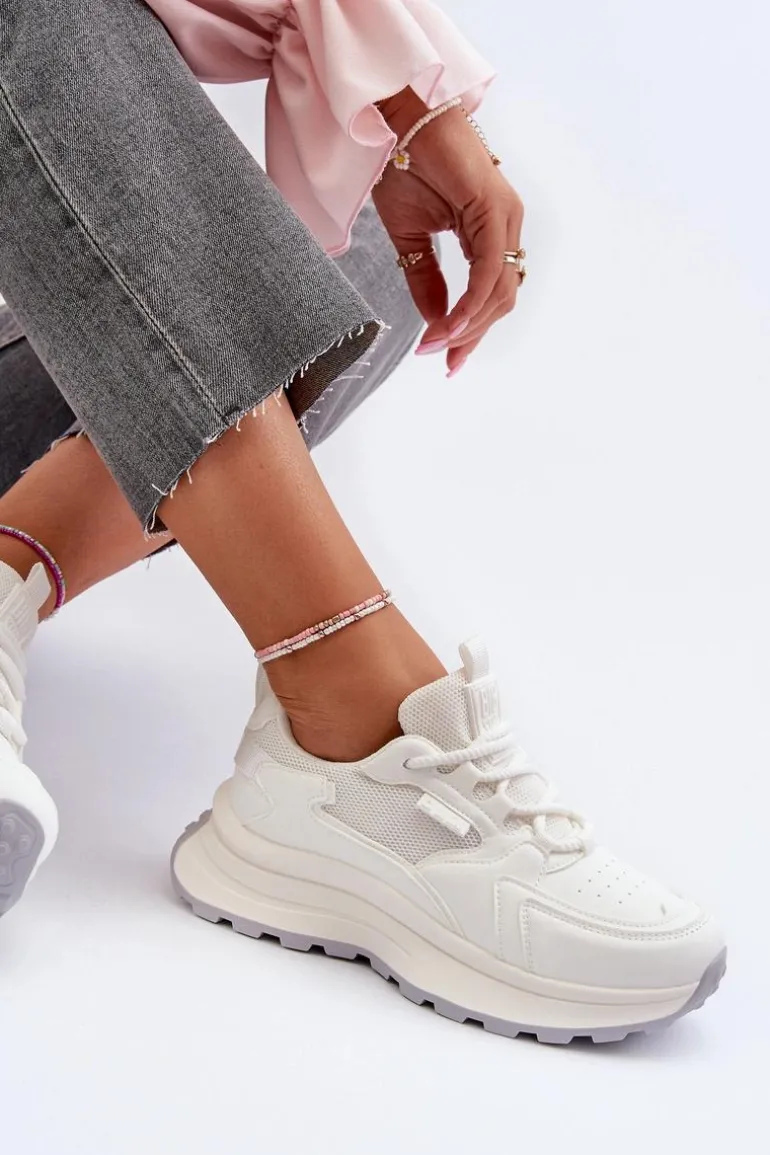Sneakersy Damskie HI-POLY SYSTEM Big Star NN274A107 Białe