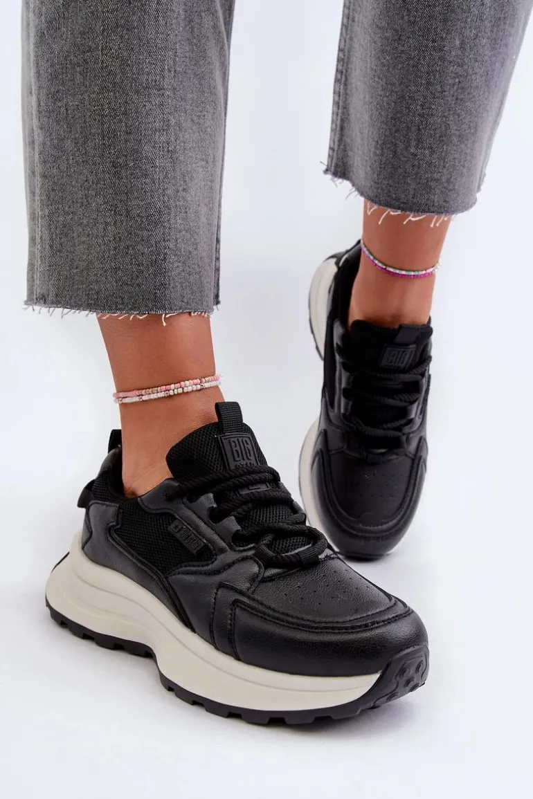 Sneakersy Damskie HI-POLY SYSTEM Big Star NN274A106 Czarne