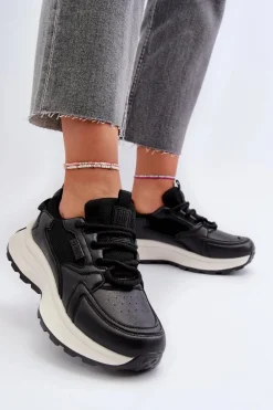 Sneakersy Damskie HI-POLY SYSTEM Big Star NN274A106 Czarne