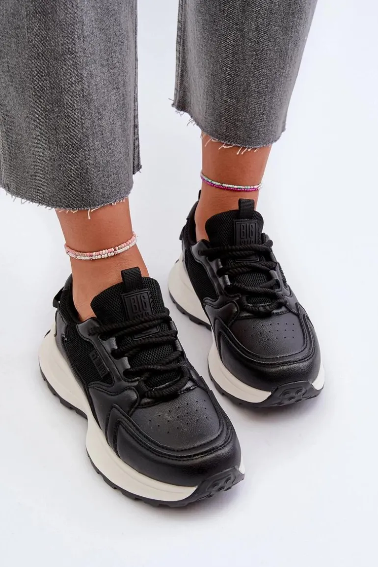 Sneakersy Damskie HI-POLY SYSTEM Big Star NN274A106 Czarne