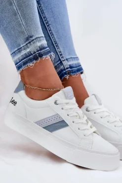 Sneakersy Damskie LEE LAYLA WOMEN LOW 50251003 Białe