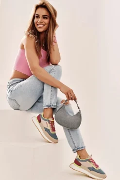 Sneakersy Damskie Memory Foam System Big Star NN274692 Multikolor