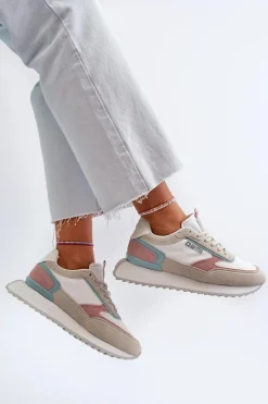 Sneakersy Damskie Memory Foam System Big Star NN274690 Białe