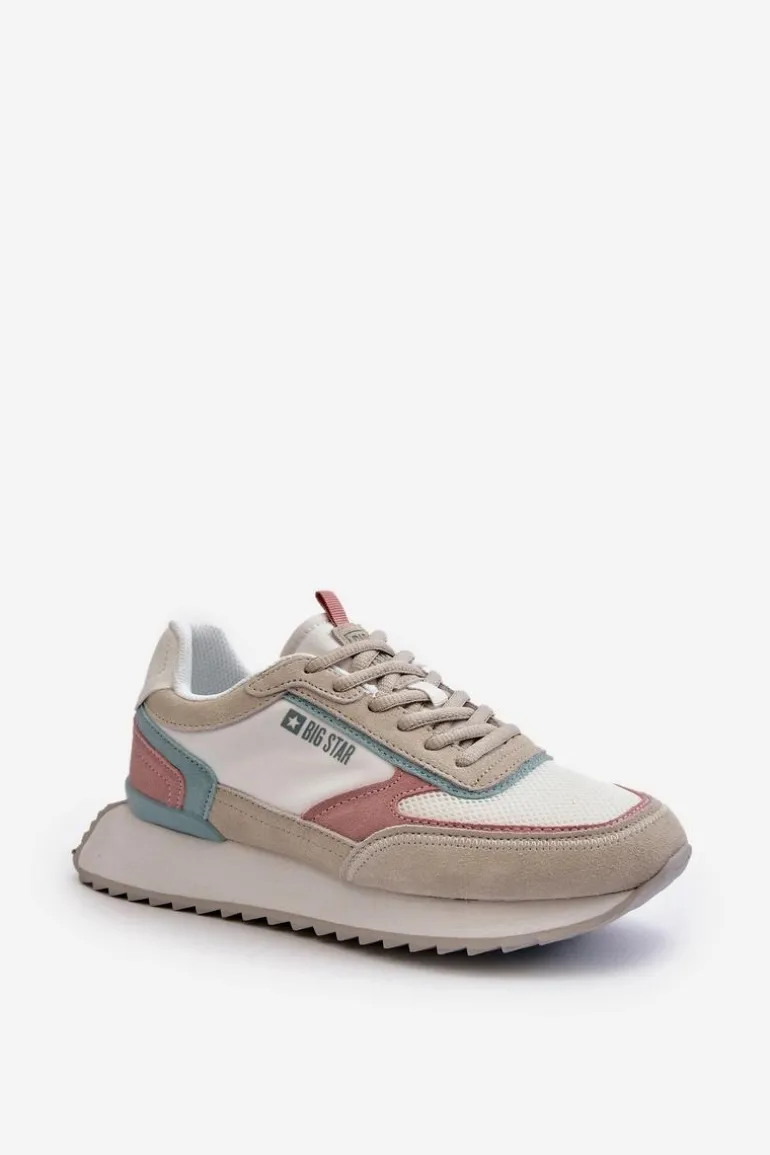 Sneakersy Damskie Memory Foam System Big Star NN274690 Białe