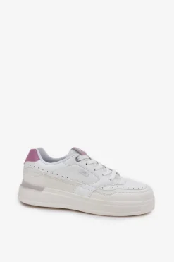 Sneakersy Damskie Na Platformie LEE EMMA WOMEN LOW 50251014.00L Białe