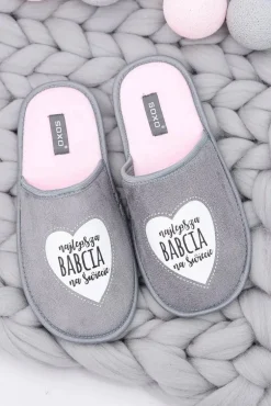 SOXO Damskie Papcie Najlepsza Babcia Na Świecie