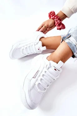 Sportowe Buty Cross Jeans Białe EE2R4133C