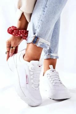 Sportowe Buty Cross Jeans Białe EE2R4133C