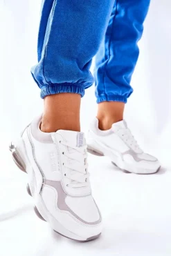 Sportowe Buty Damskie Memory Foam Big Star II274178 Białe