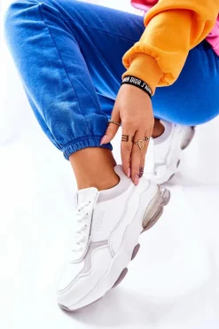 Sportowe Buty Damskie Memory Foam Big Star II274178 Białe