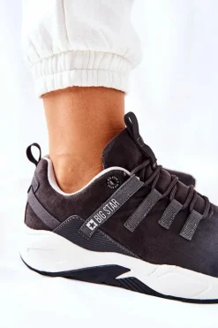 Sportowe Buty Memory Foam Big Star II274255 Szare