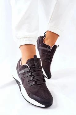 Sportowe Buty Memory Foam Big Star II274255 Szare