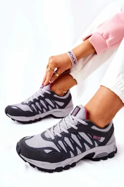 Sportowe Buty Memory Foam Big Star GG274499 Szare