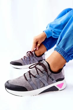 Sportowe Buty Memory Foam Big Star II274306 Szare