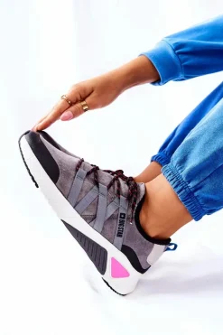 Sportowe Buty Memory Foam Big Star II274306 Szare