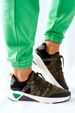 Sportowe Buty Memory Foam Big Star II274308 Khaki