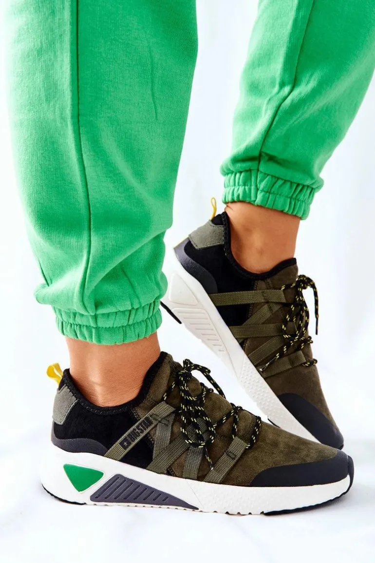 Sportowe Buty Memory Foam Big Star II274308 Khaki