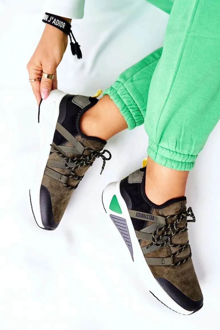 Sportowe Buty Memory Foam Big Star II274308 Khaki