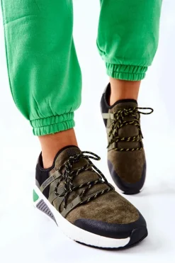 Sportowe Buty Memory Foam Big Star II274308 Khaki