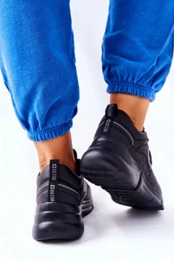 Sportowe Buty Na Platformie Big Star II274313 Czarne