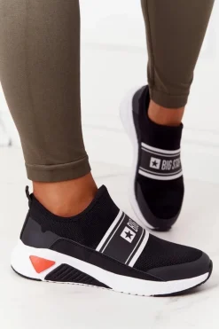 Sportowe Buty Slip-On Memory Foam Big Star HH274536 Czarne