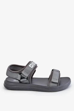 Sportowe Męskie Sandały Big Star HH174843 Szare