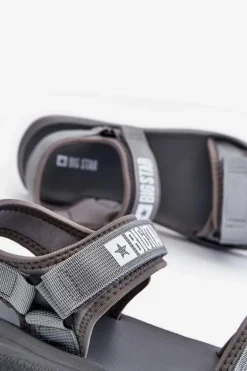 Sportowe Męskie Sandały Big Star HH174843 Szare