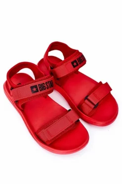 Sportowe Męskie Sandały Big Star HH174844 Czerwone