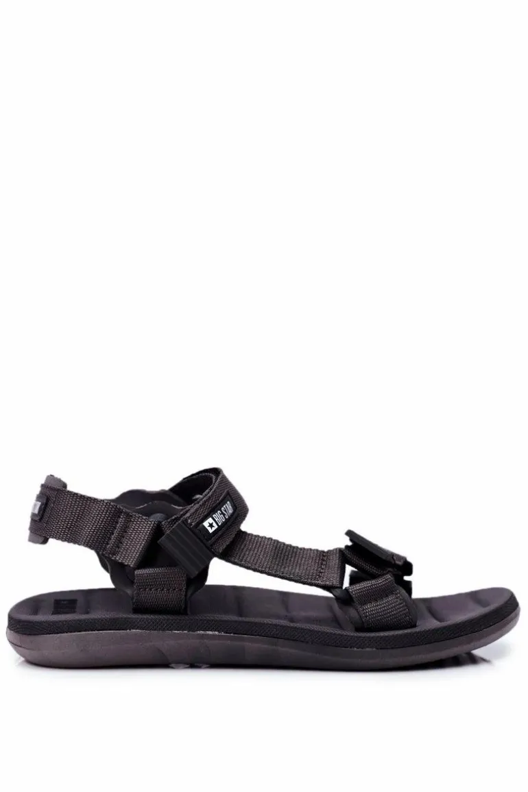 Sportowe Sandały Męskie Szare Big Star FF174501