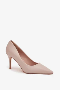 Szpilki Damskie Z Eko Skóry Beżowe Sivana