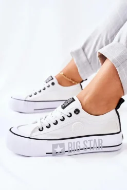 Tenisówki Na Platformie BIG STAR II274021 Białe