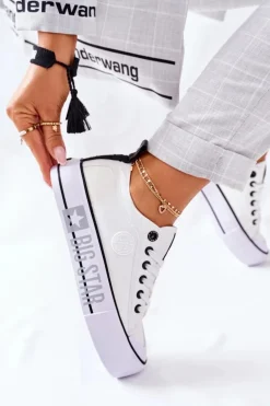 Tenisówki Na Platformie BIG STAR II274021 Białe