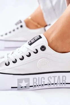 Tenisówki Na Platformie BIG STAR II274021 Białe