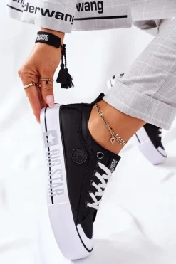 Tenisówki Na Platformie BIG STAR II274019 Czarne