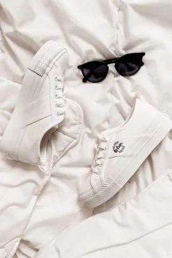 Tenisówki Na Platformie Lee Cooper LCW-22-31-0837L Białe