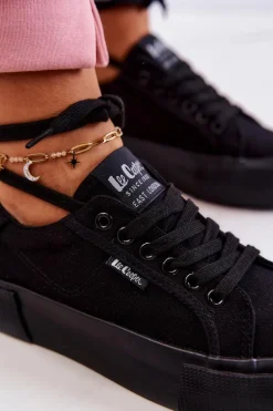 Tenisówki Na Platformie Lee Cooper LCW-22-31-0885L Czarne