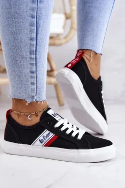 Tenisówki Trampki Lee Cooper LCW-22-31-0832L Czarne