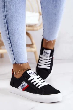 Tenisówki Trampki Lee Cooper LCW-22-31-0832L Czarne
