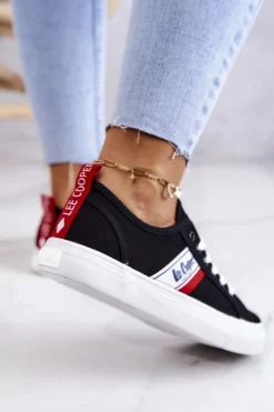 Tenisówki Trampki Lee Cooper LCW-22-31-0832L Czarne