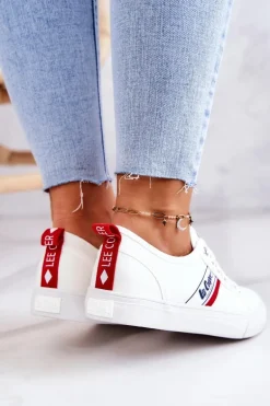 Tenisówki Trampki Lee Cooper LCW-22-31-0830L Białe