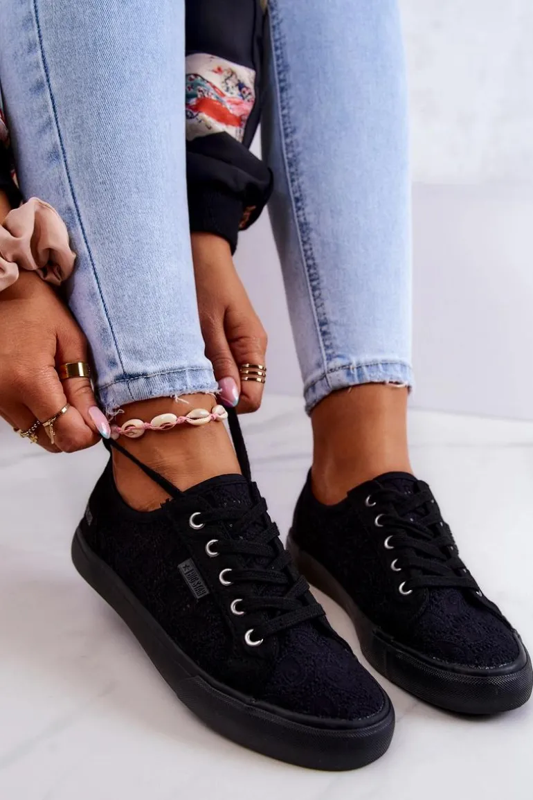 Trampki Ażurowe BIG STAR JJ274064 Czarne