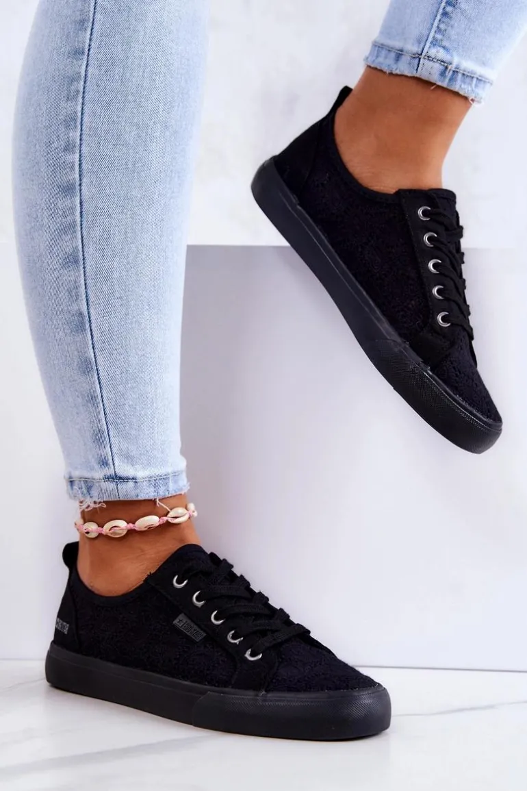 Trampki Ażurowe BIG STAR JJ274064 Czarne