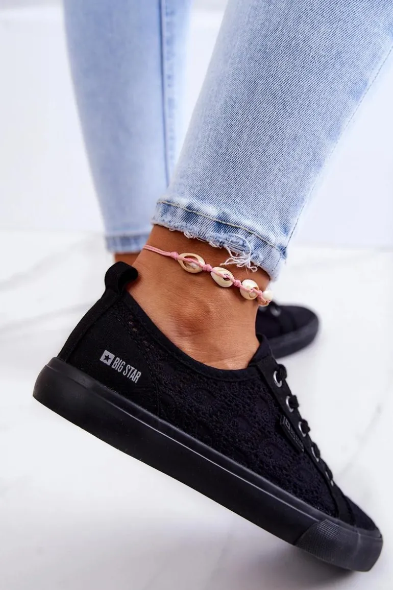 Trampki Ażurowe BIG STAR JJ274064 Czarne