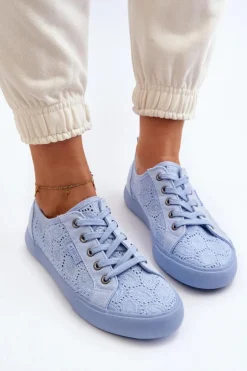 Trampki Ażurowe BIG STAR JJ274061 Niebieskie